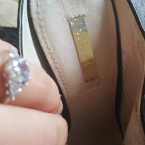 Louise Et Cie black Leather Stiletto Mules size 10 - Picture 8 of 8